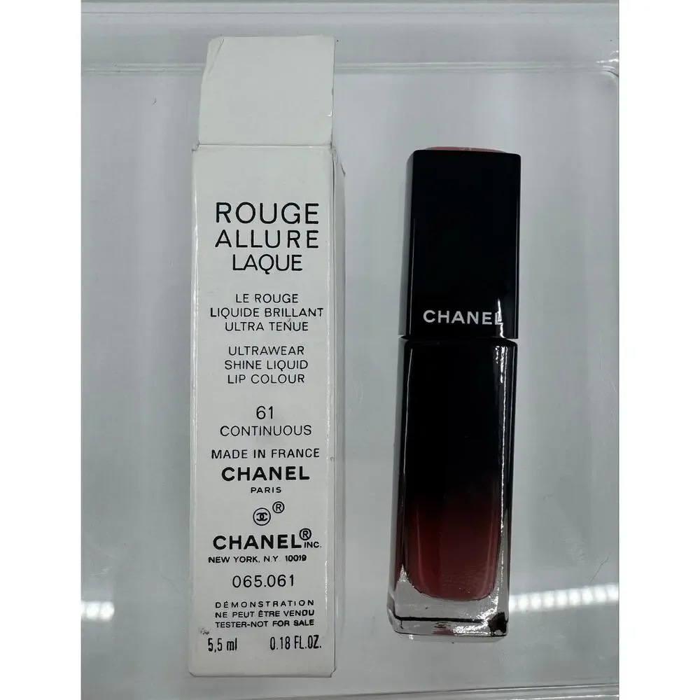 NIB Chanel Rouge Allure Laque - Ultrawear Shine Liquid Lipstick #61 Continuous